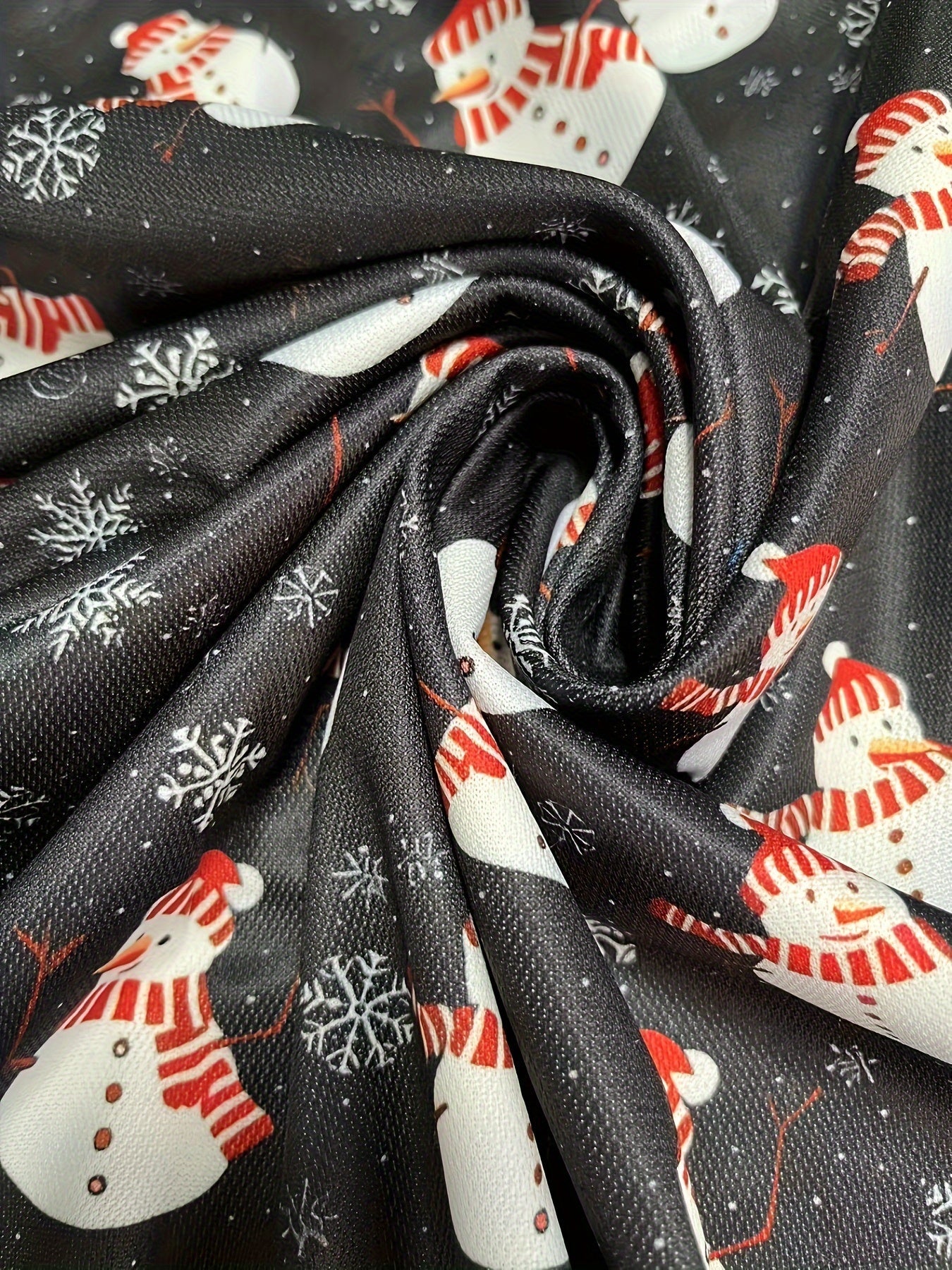 Pim | Casual shirt with Santa print and button closure