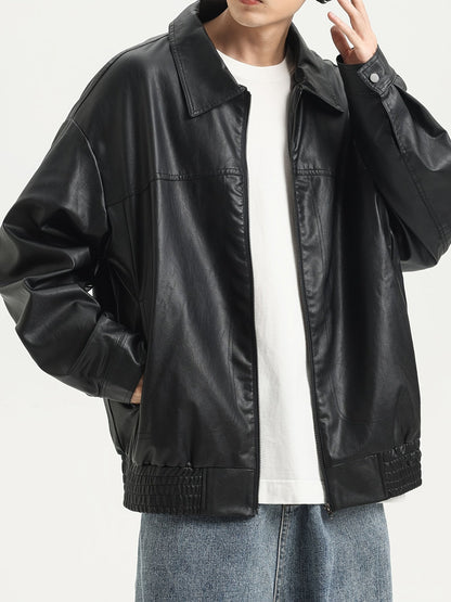 Pim | Sturdy PU Leather Men's Jacket