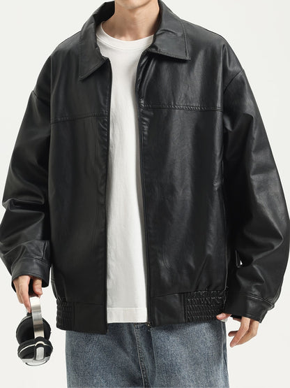 Pim | Sturdy PU Leather Men's Jacket