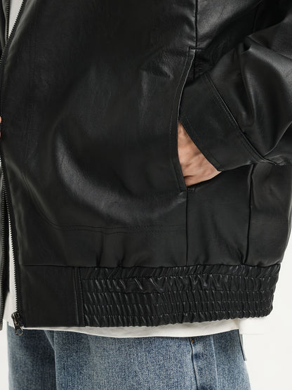 Pim | Sturdy PU Leather Men's Jacket