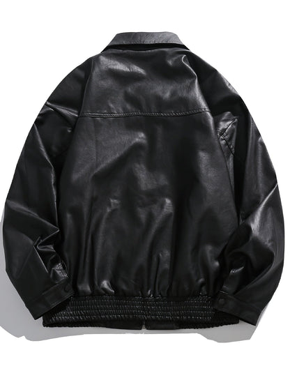 Pim | Sturdy PU Leather Men's Jacket