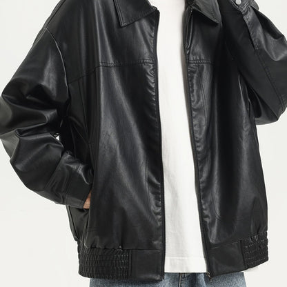 Pim | Sturdy PU Leather Men's Jacket