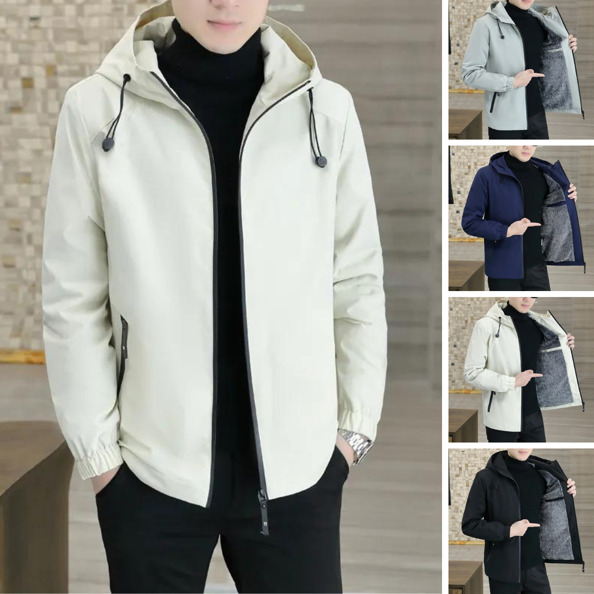 Quinten | Trendy hoodie jacket for men