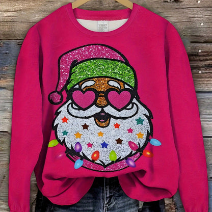Rose | Breathable Knit Christmas Jumper with 3D Santa Print