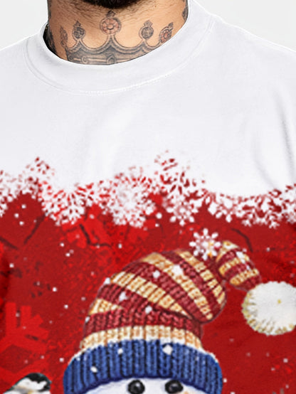 Ruben | Men's Santa and Reindeer Crewneck Sweatshirt