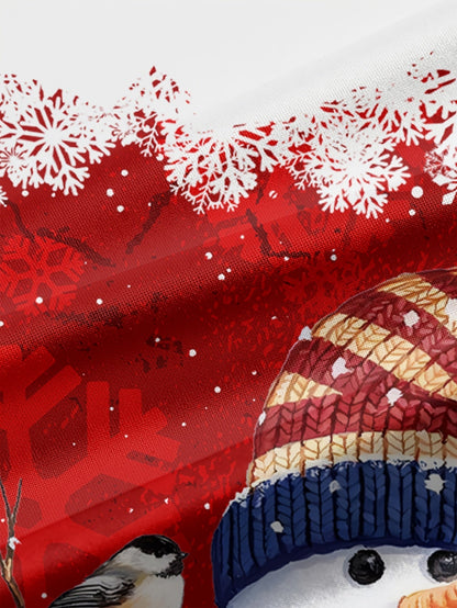 Ruben | Men's Santa and Reindeer Crewneck Sweatshirt