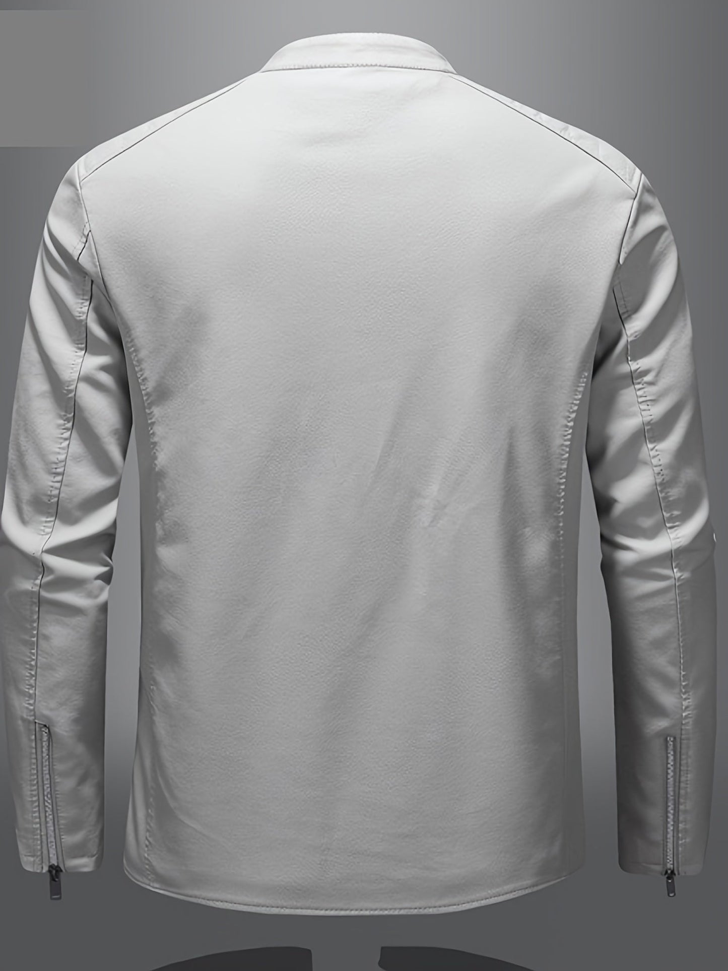 Ruben | Stylish PU Leather Men's Motorcycle Jacket with Pockets