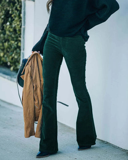 Ruby | High waist flare trousers for women