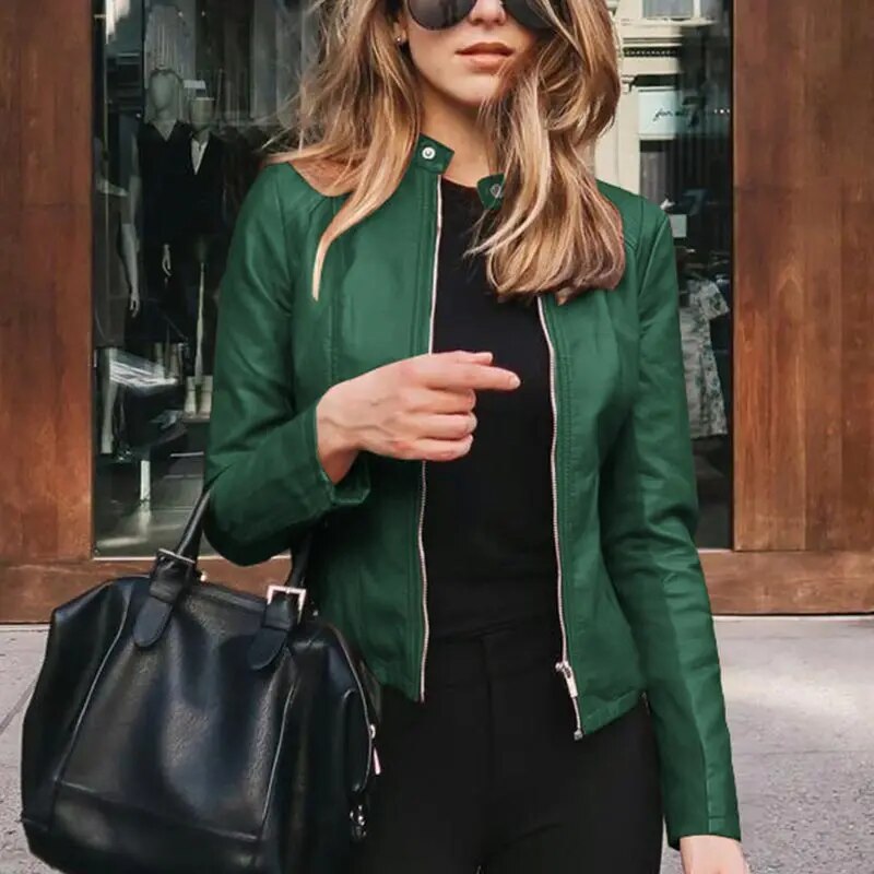 Sannela | Classic Leather Women's Jacket
