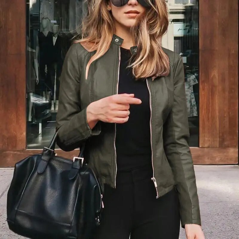 Sannela | Classic Leather Women's Jacket