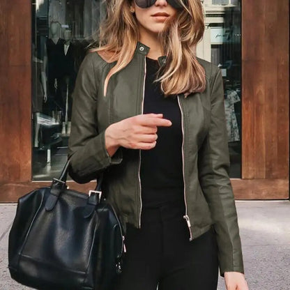 Sannela | Classic Leather Women's Jacket