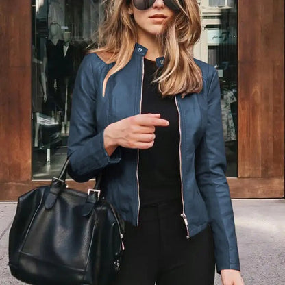 Sannela | Classic Leather Women's Jacket