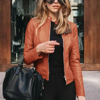 Sannela | Classic Leather Women's Jacket