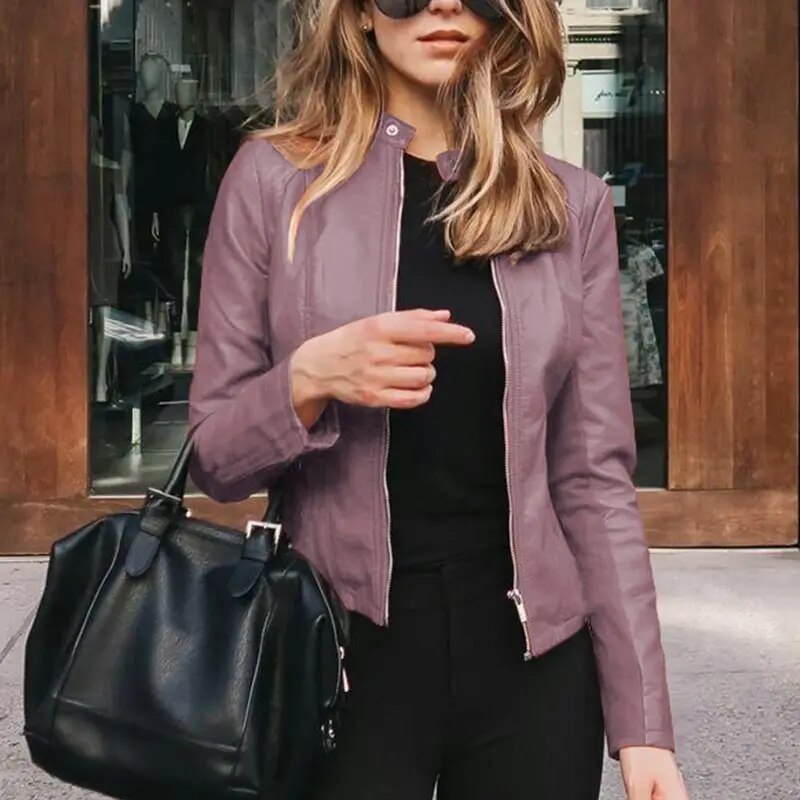 Sannela | Classic Leather Women's Jacket