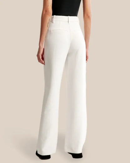 Saskia | High Waist Wide Leg Trousers