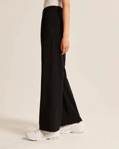 Saskia | High Waist Wide Leg Trousers