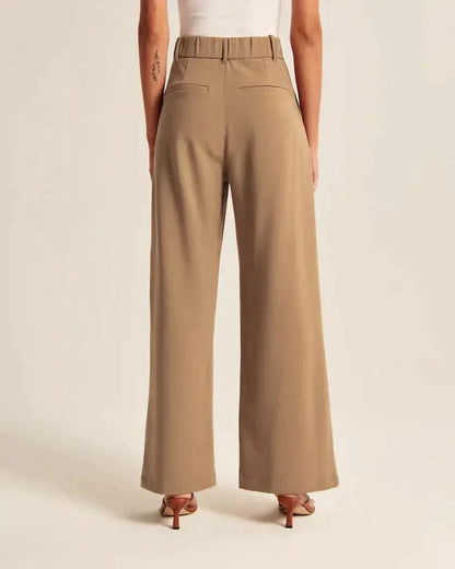 Saskia | High Waist Wide Leg Trousers