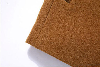 Sjoerd | Wool Cashmere Removable Scarf Coat for Men