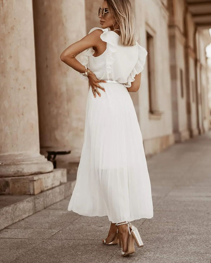 Sofia | Maxi Pleated Dress