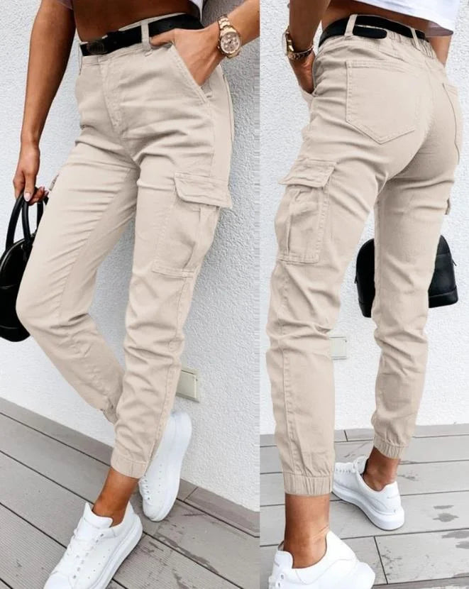 Sofie | High-Waisted Cargo Trousers