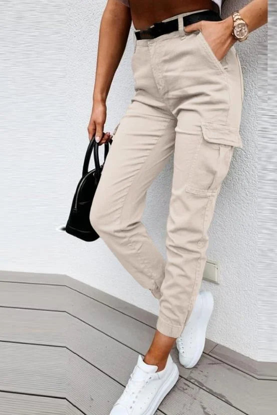 Sofie | High-Waisted Cargo Trousers