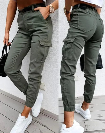 Sofie | High-Waisted Cargo Trousers