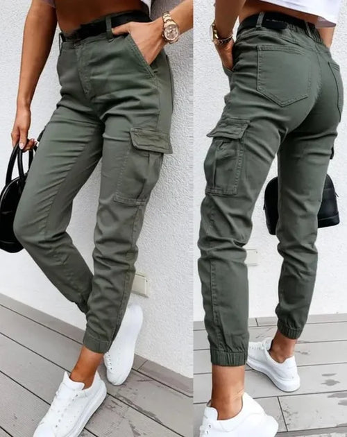 Sofie | High-Waisted Cargo Trousers