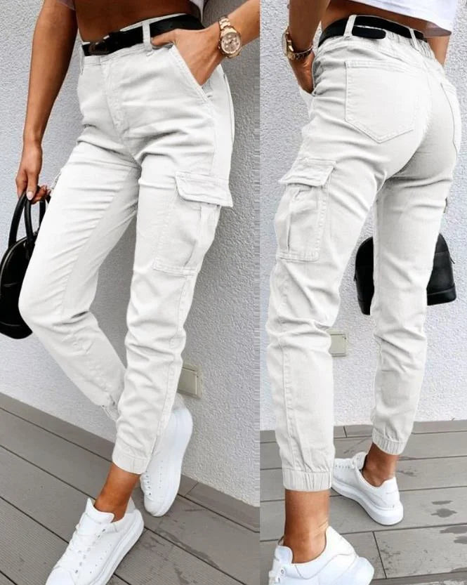 Sofie | High-Waisted Cargo Trousers