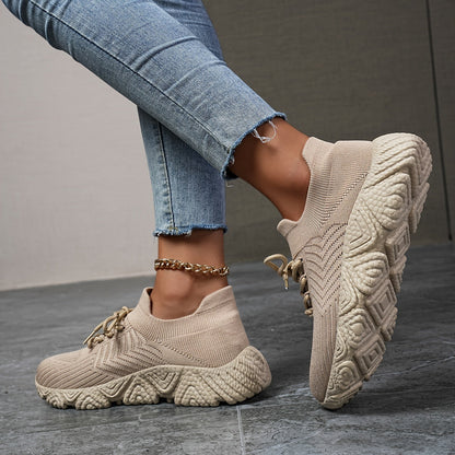 Sophie | Breathable Low Top Sneakers in Solid Colour