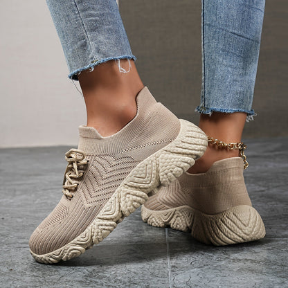 Sophie | Breathable Low Top Sneakers in Solid Colour