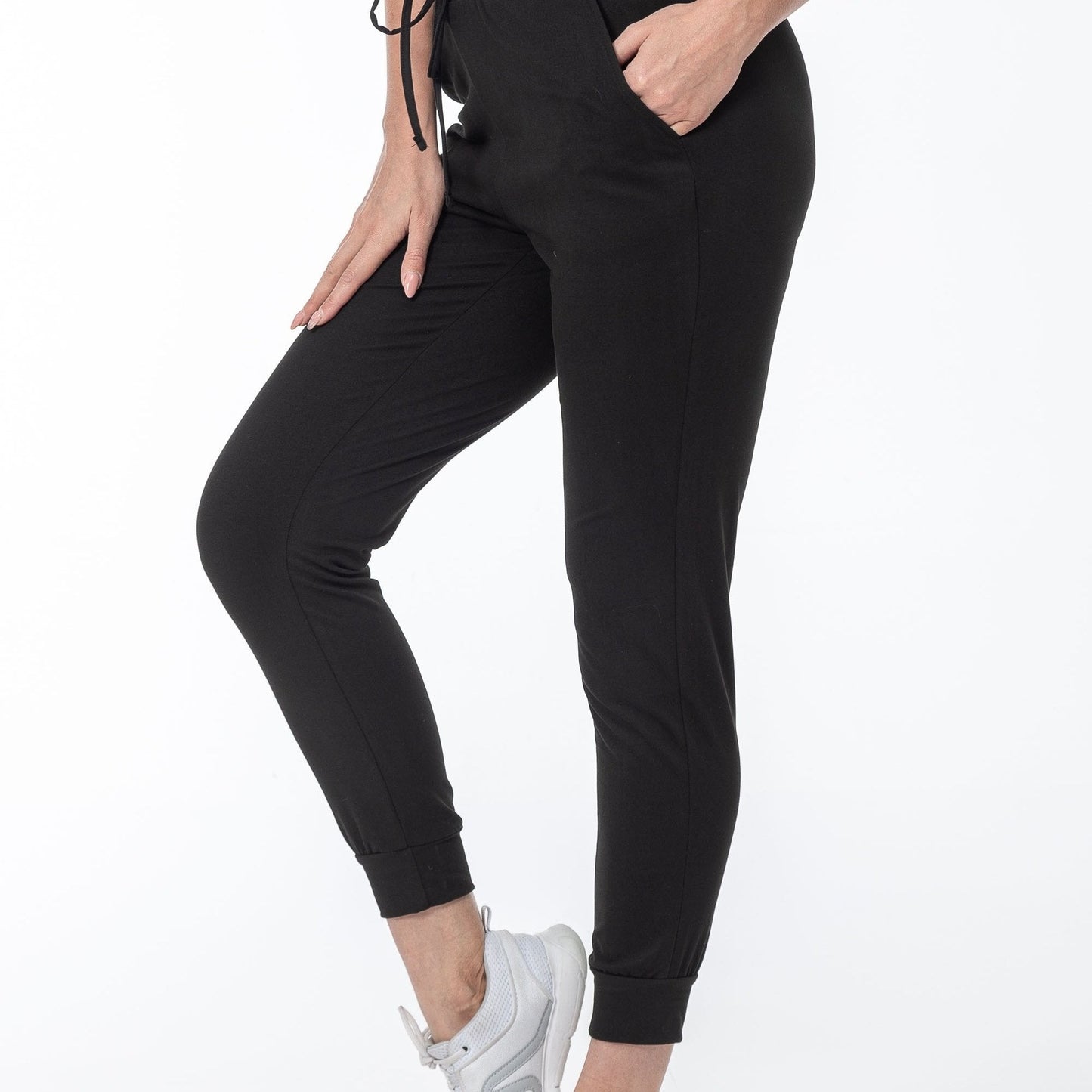 Sophie | Plain Colour Casual Running Trousers with Pocket