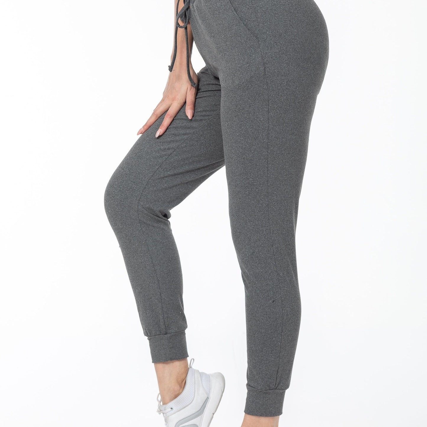 Sophie | Plain Colour Casual Running Trousers with Pocket