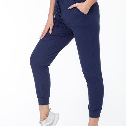 Sophie | Plain Colour Casual Running Trousers with Pocket