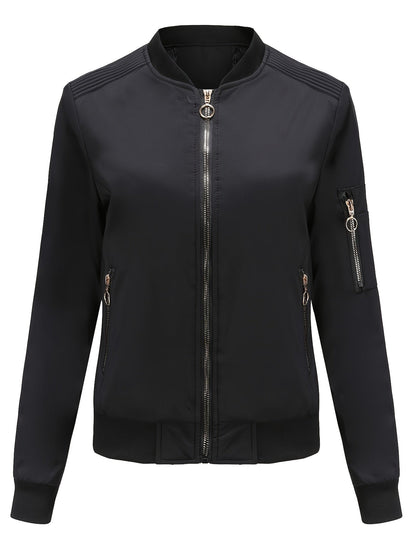 Sophie | Elegant Lightweight Bomber Jacket