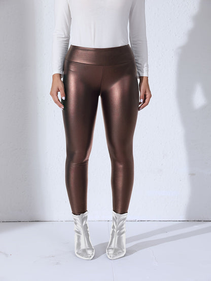 Sophie | PU Leather Outdoor Sport Leggings