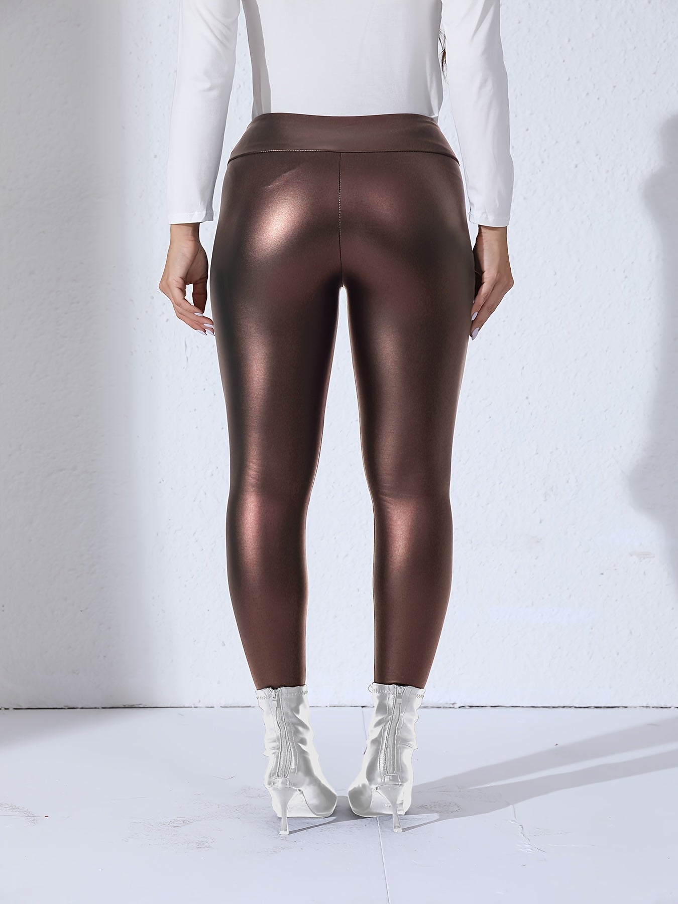 Sophie | PU Leather Outdoor Sport Leggings