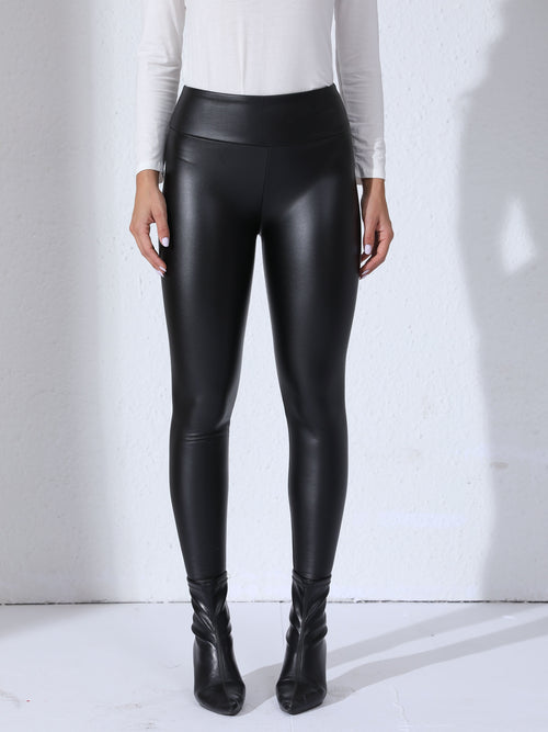 Sophie | PU Leather Outdoor Sport Leggings