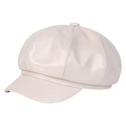 Sophie | Stylish Leather Beret