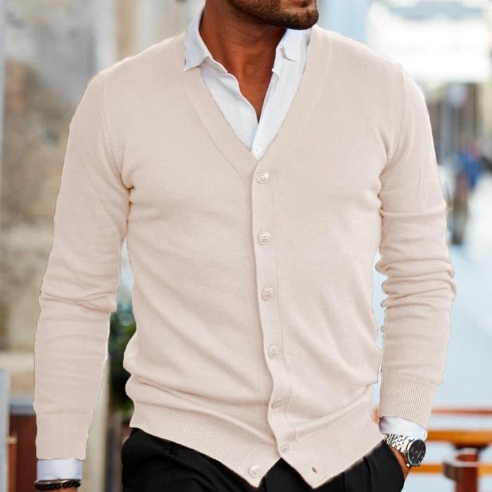 Stef Vest | Casual cardigan for men
