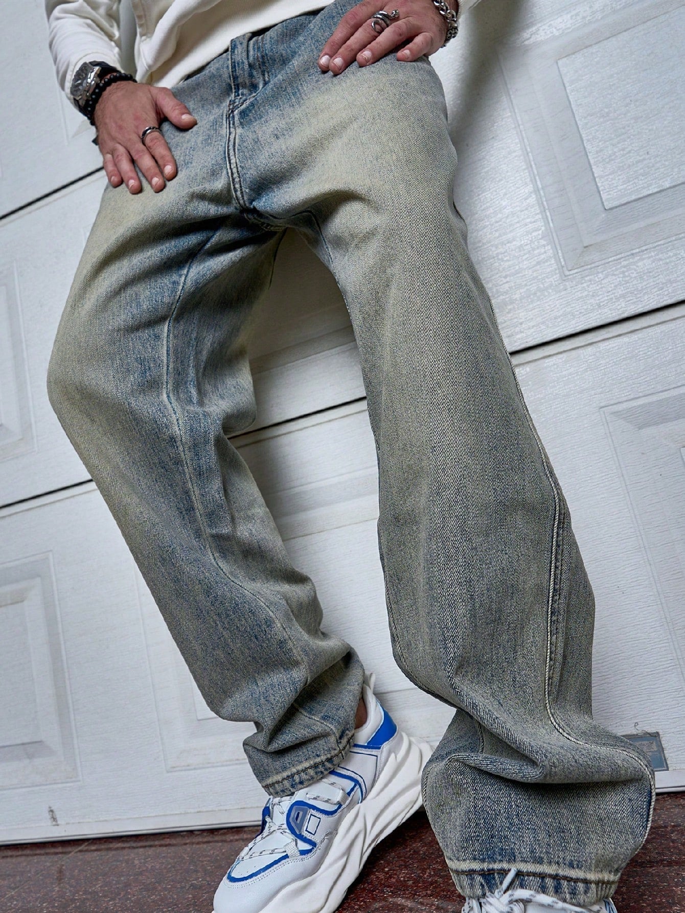Sven | Dark Blue Men's Straight-Fit Jeans