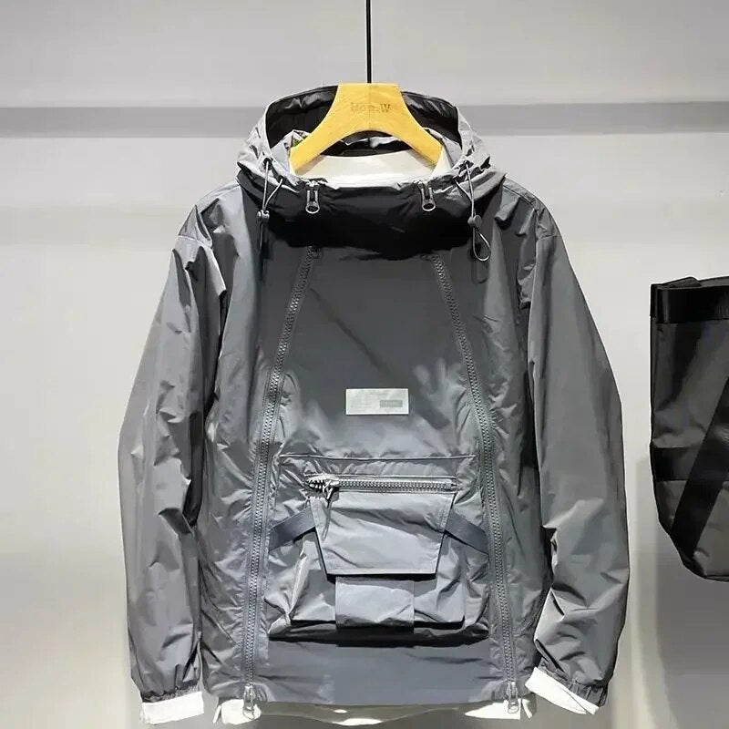 Sven | Double Zip Hooded Jacket