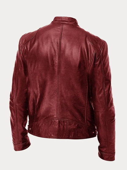 Sven | Stylish Leather Biker Jacket in Multiple Colours