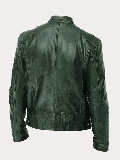 Sven | Stylish Leather Biker Jacket in Multiple Colours