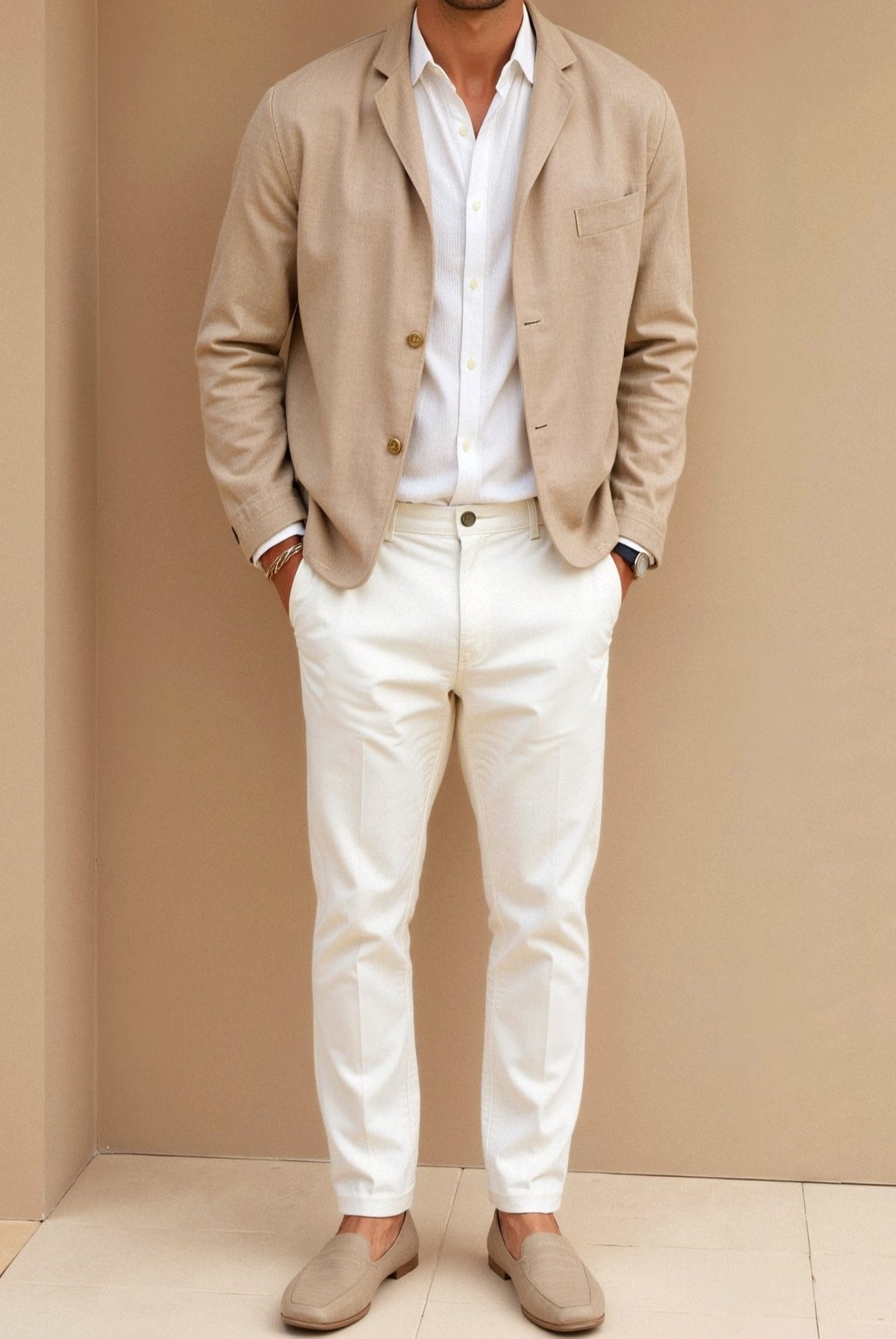 Teun | Casual versatile suit jacket with lapel collar