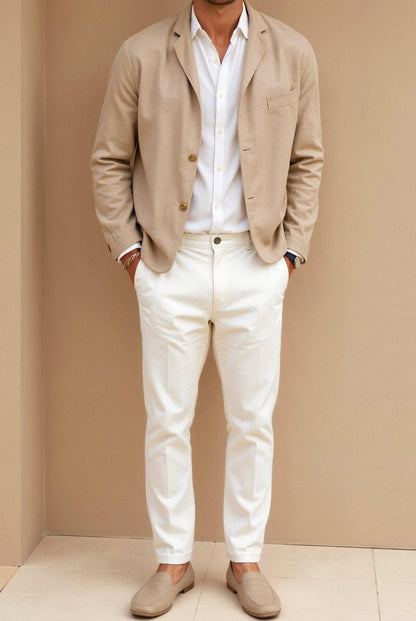 Teun | Casual versatile suit jacket with lapel collar