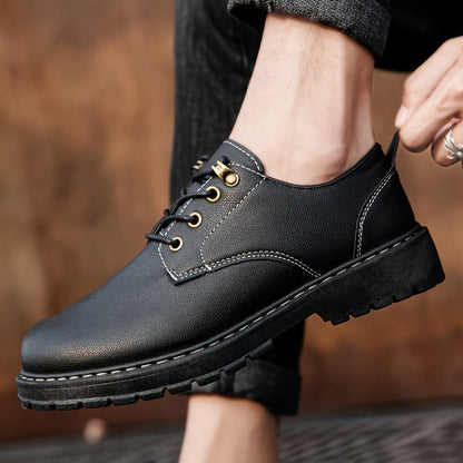 Thijs | Comfortable men's lace-up shoes in solid colour