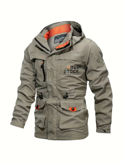 Thijs | Men's outdoor sports jacket with detachable hood