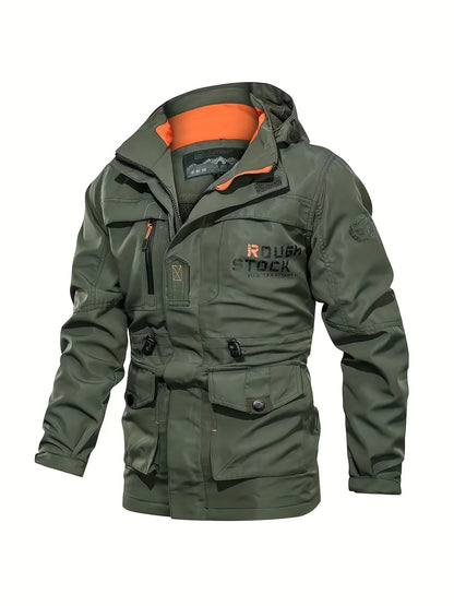 Thijs | Men's outdoor sports jacket with detachable hood