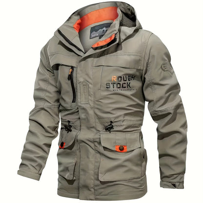 Thijs | Men's outdoor sports jacket with detachable hood