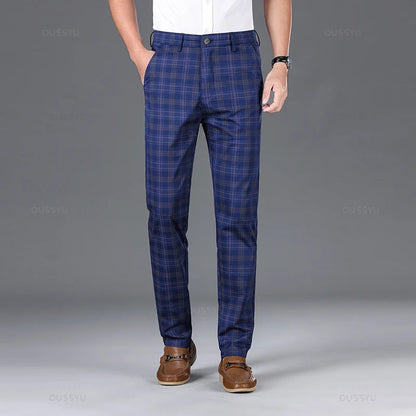Thijs | Classic Checked Men's Trousers